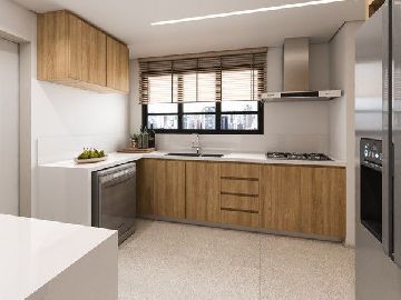 Perspectiva 3D Cozinha