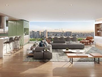 PPerspectiva Ilustrada Living 187m�