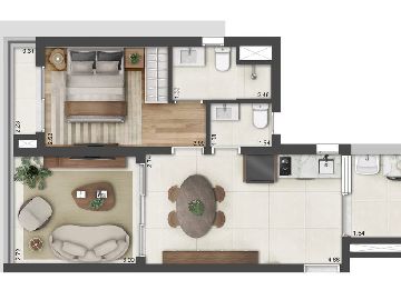 48m� - 1 Su�te