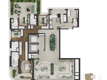 Planta padr�o- Final 01- Garden- 14pav- 279.9m�
