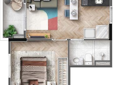 Planta 1 Dorm. 26m� - Final 1