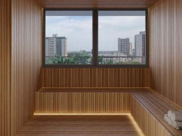 Perspectiva Ilustrada Preliminar Sauna