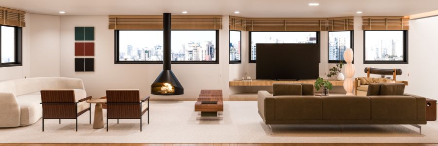 Perspectiva 3D Living