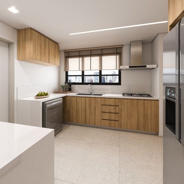 Perspectiva 3D Cozinha