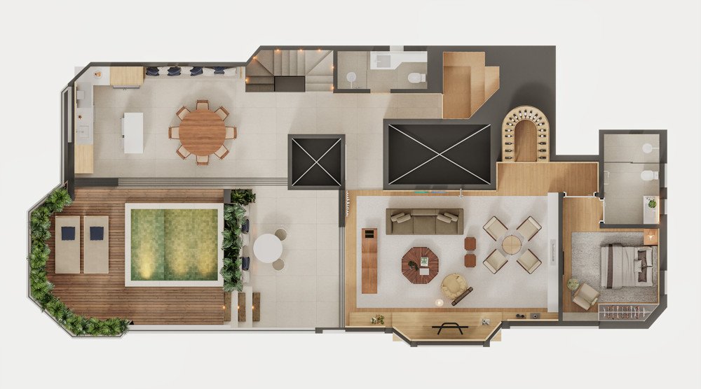 Piso Superior Op��o 2