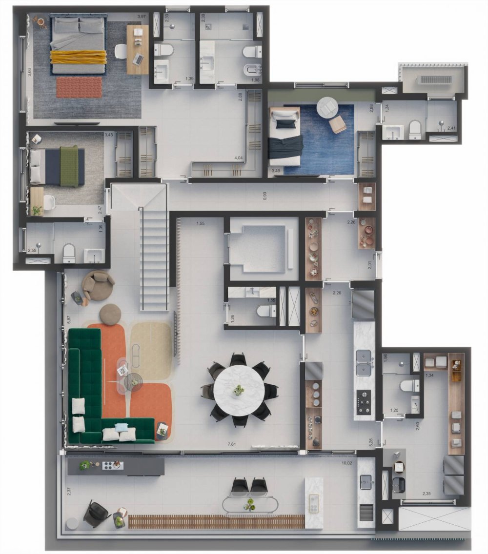 Duplex - 370m� - (Inferior)