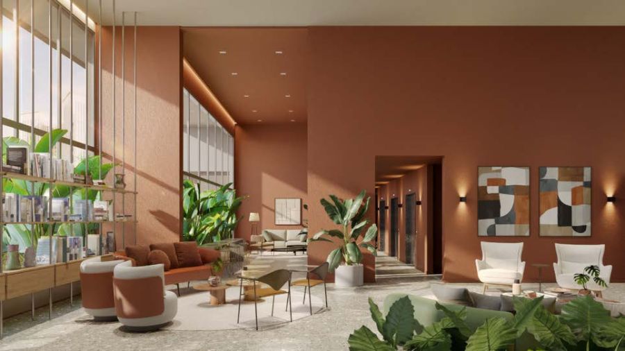 Perspectiva Ilustrada Preliminar Lounge