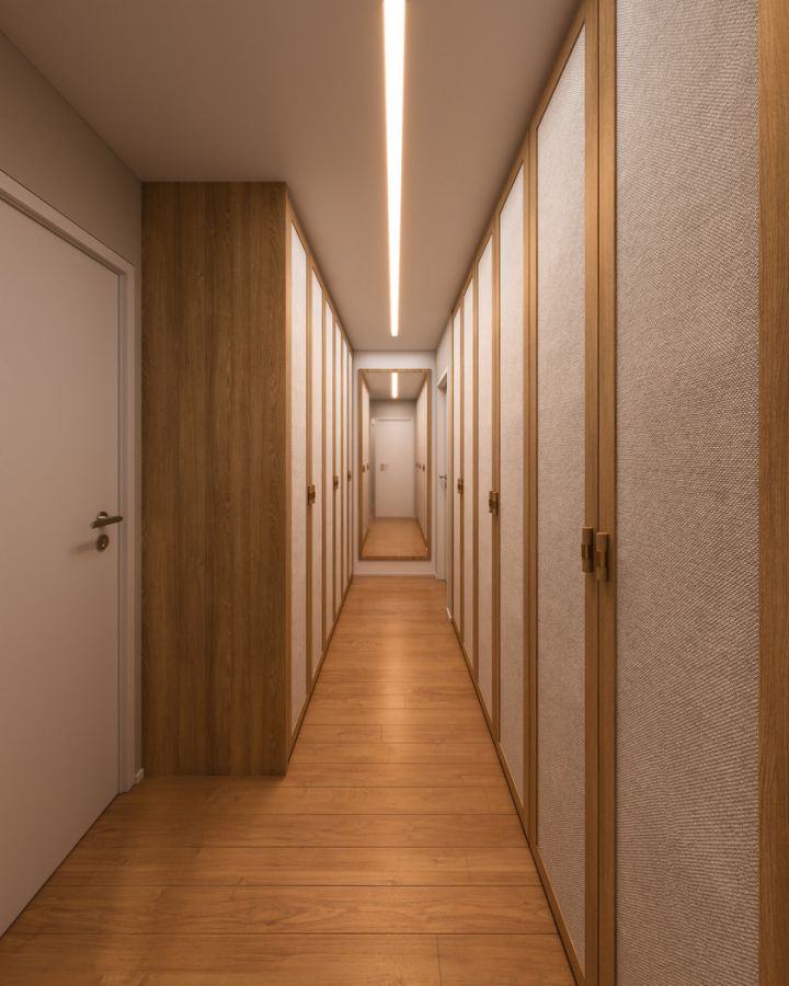 Perspectiva 3D do Closet M�ster