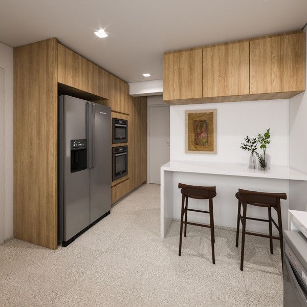 Perspectiva 3D Cozinha