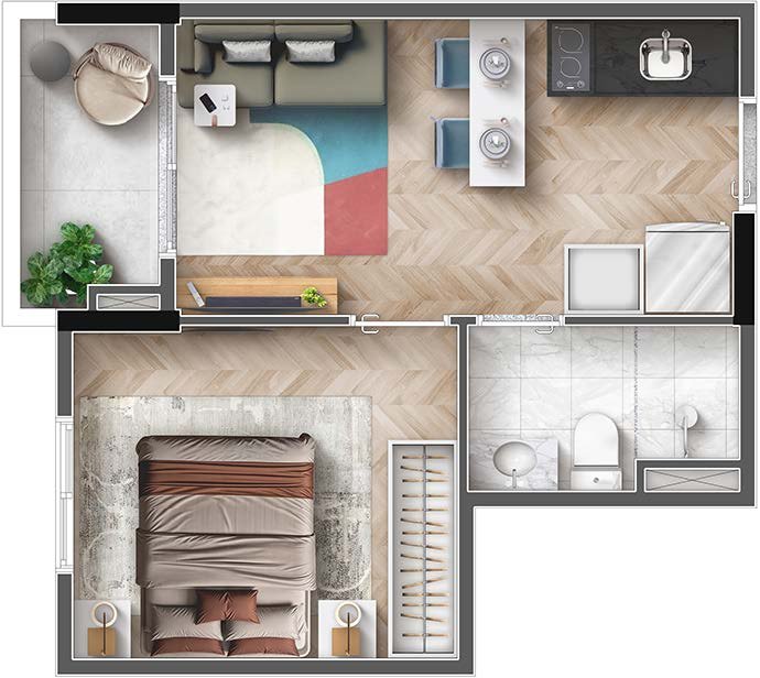 Planta 1 Dorm. 26m� - Final 1