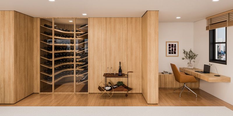 Perspectiva 3D Living e Adgega