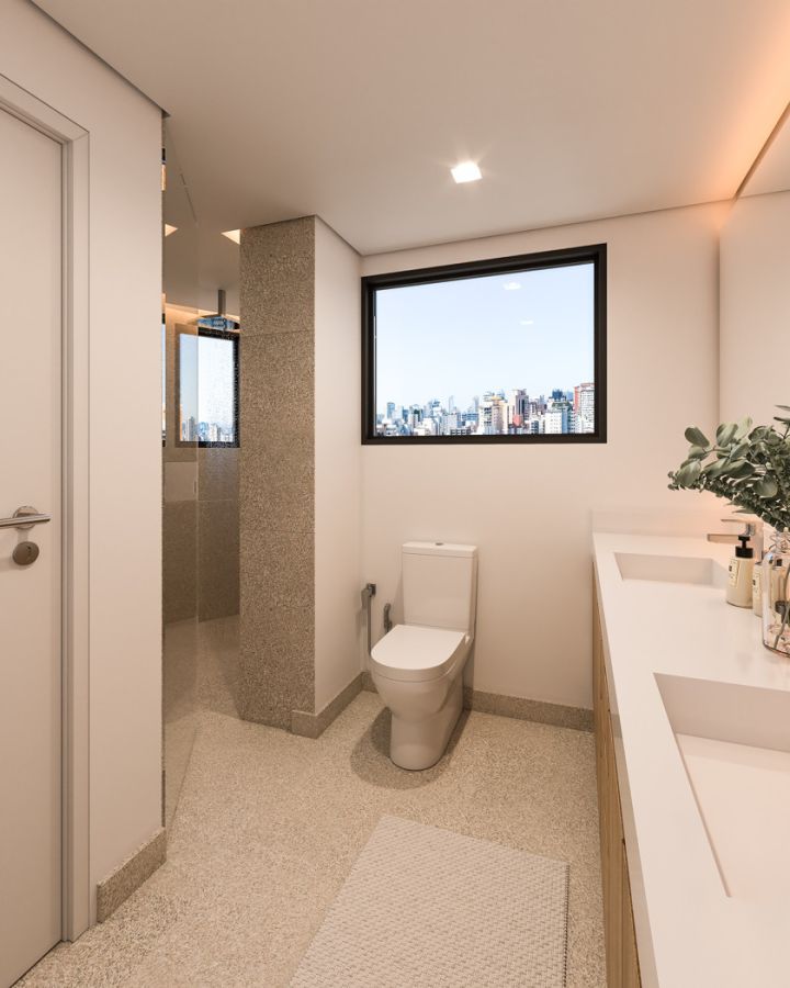 Perspectiva 3D do Banho M�ster