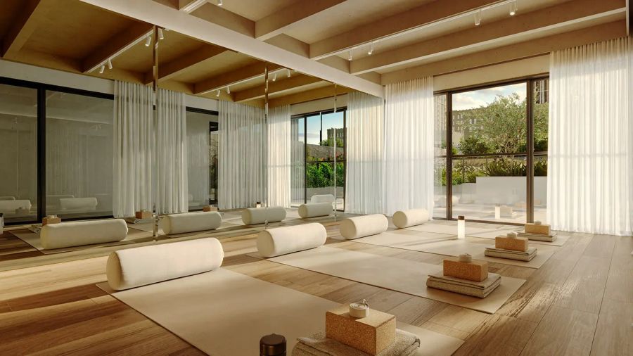 Perspectiva Ilustrada do Espaço Yoga