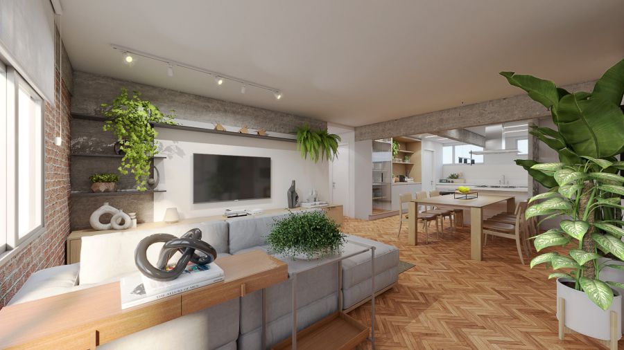 Perspectiva Ilustrada Sala