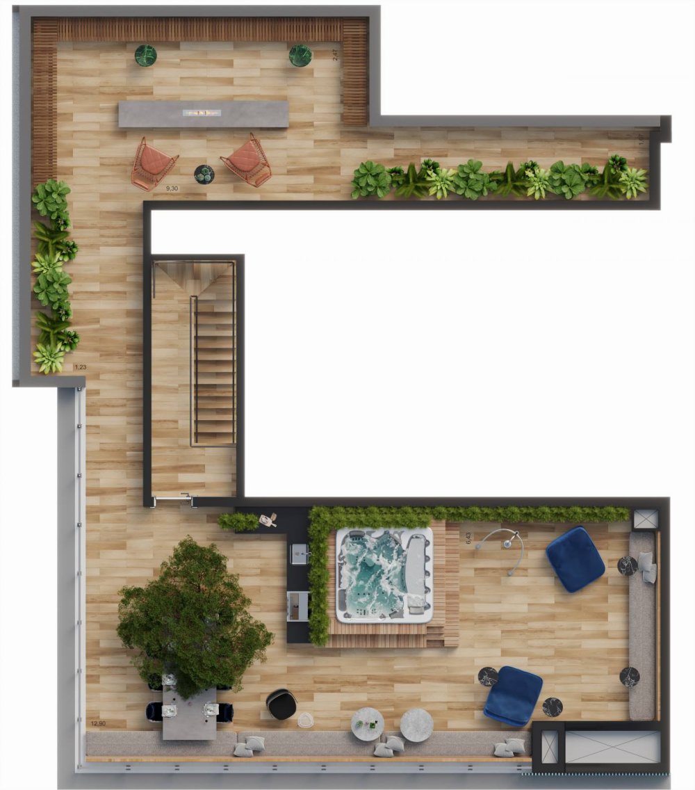 Duplex - 370m� - (Superior)