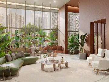 Perspectiva Ilustrada Preliminar Lobby