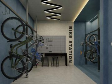 Perspectiva Ilustrada Preliminar Bicicletrio