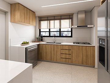 Perspectiva 3D Cozinha