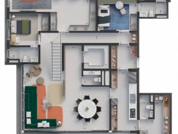 Duplex - 370m² - (Inferior)