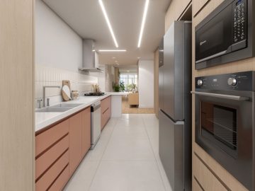 Perspectiva Ilustrada Cozinha 