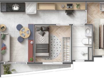 Planta 2 Dorms. 37m - Final 8