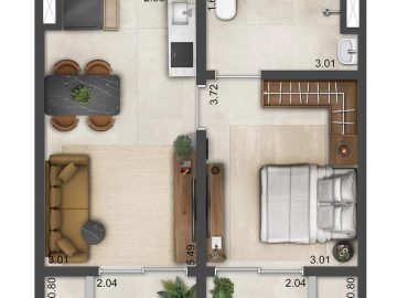 Planta 43m
