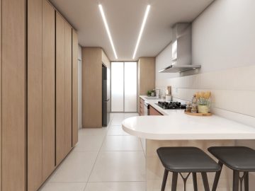 Perspectiva Ilustrada Cozinha 