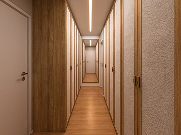 Perspectiva 3D do Closet Mster