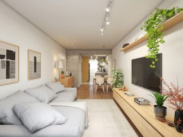 Perspectiva Ilustrada da Sala