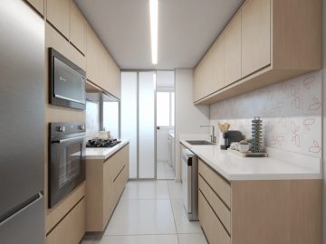 Perdspectiva Ilustrada da Cozinha