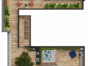 Duplex - 370m² - (Superior)